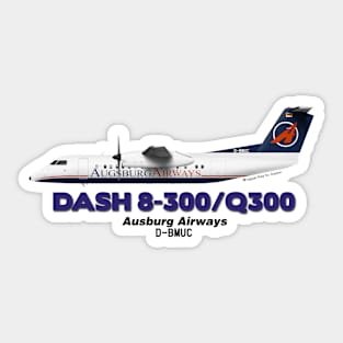 DeHavilland Canada Dash 8-300/Q300 - Ausburg Airways Sticker